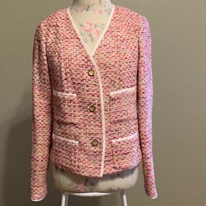 Carlisle Collection Pink Tweed Blazer